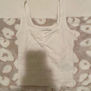 AME white tank top size small